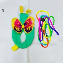 Willowhaven Sarı, S Kuş Uçuş Tulumu Bebek Bezi Yıkanabilir Ayarlanabilir Papağan Giyimi