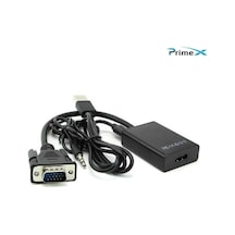 Px-1250 Vga To Hdmi Fullhd Görüntü Çevirici Aparat