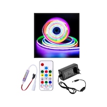 5 Metre 12v 12mm İç Mekan 432 Pixel Cob Ledli 17 Tuşlu Sese Ve Müziğe Duyarlı Rf Kumandalı 5a Priz T