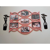 Modern Çoklu Çerçeve 7 Fotoğraflık Kişiye Özel Renk 3 Lü Set
