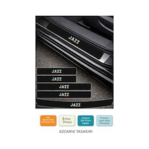 Honda Jazz Karbon Kapı Eşiği Koruma Seti Jazz Serisi İçin 5 Parça Renkli Baskı