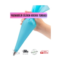Silikon Krema Torbası Yıkanabilir, Tekrar Kullanılabilir
