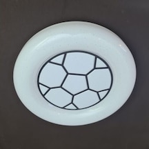 45w Futbol Topu Desenli Sıva Üstü Led Armatür Siyah Beyaz