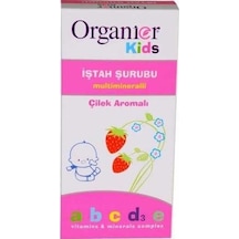 Organier Kids Çilek Aromalı Şurup 200 ML