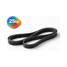 Evapera Tekli Fitness Pilates Cross Barfiks Spor Direnç Lastiği Kas Geliştirme Training Bandı Bant 1 Adet Siyah 25kg Çok Renkli