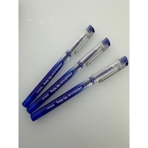 Tükenmez Kalem My King Jel Metal Klips 0.5 Mm Mavi 3 Adet Mavi