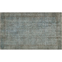Gerçek El Dokuma Eskitme Vintage Halı 161 X 263 Cm 8806
