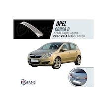 Opel Corsa D Krom Bagaj Açma 2006-2014 Arası Paslanmaz Çelik