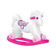 Dolu Unicorn Sallanan Tekerleklı At  2509