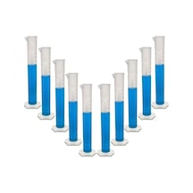 10 Adet 250 Ml. Plastik Sıvı Hassas Ölçüm Aleti Pp Class B Mezur Thr294
