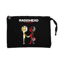 Radiohead The Best Of Siyah Clutch Astarlı Cüzdan / El Çantası Siyah