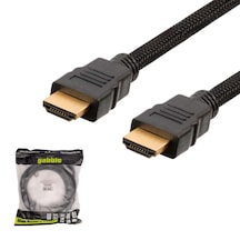 Gabble Gab-hdtv015 Örgülü 1.5mt Hdmı Kablo Siyah