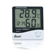 Diwu Htc-1 Saatli Nem Ölçer ve Termometre