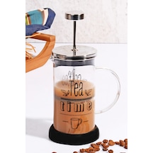 Silikon Kaydırmaz Tabanlı Cam French Press -350 ML