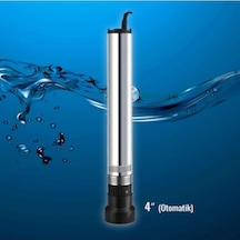 Dayuan 1.1 Hp-220v-motorlu Kademeli Otomatik 4" Derinkuyu Dalgıç Pompa+20 Mt. Kablo