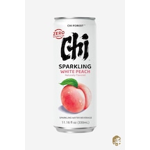 Şeftali Aromali Gazli Içecek Sparkling Water Beverage White Peach Flavor - 330ml