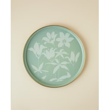 English Home Petal Poetry Emaye Tepsi 31 Cm Yeşil