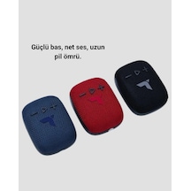 5w - 966 - Kablosuz Bluetooth Hoparlör Güçlü Bas Ve - Flzdgnkr - Fm Radyo