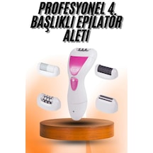 4 Başlıklı Bakım Cihazı Epilatör Tüy Alma Makinesi Topuk Törpüsü