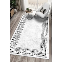 West Home Dijital Baskı Yıkanabilir Kaymaz Taban Leke Tutmaz Beyaz Mutfak Halısı Salon Halısı Ve Yolluk Wh 440 White
