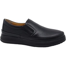 Zerhan 551 Erkek Siyah Hafif Tabanlı Günlük Kullanım Ayakkabı