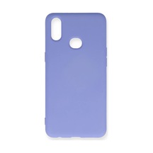 Samsung Galaxy A10s Kılıf Nano İçi Kadife Silikon - Lila