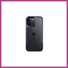 Gees Global Apple iPhone 16 Pro Max Uyumlu Kılıf Boyi Silikon Kapak - Lacivert Gbzs