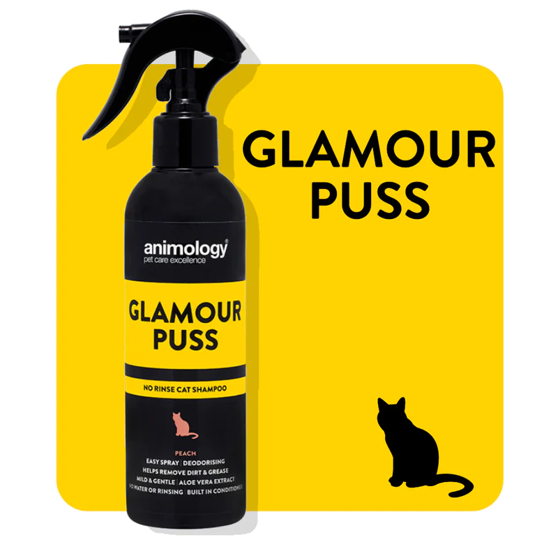 Glamour Puss No Rinse Durulamasız Sprey Kedi Şampuanı 250 Ml - Şeftali Kokulu