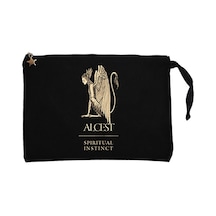 Alcest Spiritual İnstinct Siyah Clutch Cüzdan / El Çantası Siyah