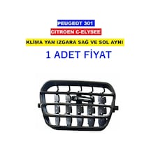 Klima Kalorifer Havalandırma Izgara Difizör Yanlar Sağ Ve Sol Aynı Peugeot 301 Cıtroen C-elysee