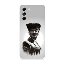 Samsung Galaxy S21 Fe Uyumlu Silikon Kılıf Mustafa Kemal Atatürk