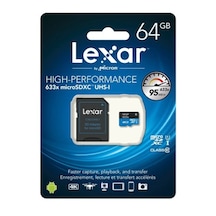 Lexar 64Gb Microsdxc Uhs-I U1 C10 633X 95Mb/S