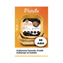 Pisirme Kagidi 50 Adet Airfryer Yagli Kagit Xiaomi Philips Air Fryer Tüm Markalara Uyumlu