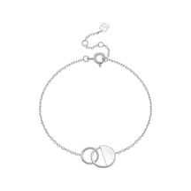 Brezza Lusso Jewelry Ebedi Denge 925 Ayar Kadın Gümüş Bileklik Gümüş