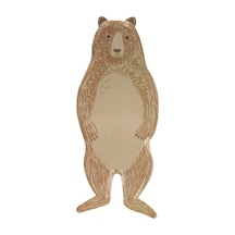 Meri Meri - Brown Bear Plates - Ayı Tabak