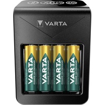 Lcd Plug Charger + 4 Adet 2100 Mah Pil