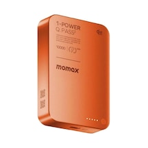 1-power S.pass2 10000mah Qi2 Magnetic Wireless Powerbank Turuncu