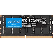 Crucıal Ct16g64c52cs5, 16gb, 6400mhz, Ddr5, Cl52, Sodımm, Notebook Ram By Micron