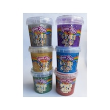 Yumtoys Gold Serisi Slaym - Hazır Slime 6 Renk 6 Kutu 140x6 Gr Sarı, Yeşil, Mor, Mavi, Gümüş, Kırmızı