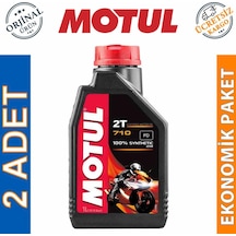 Motul 710 2t 1 L 2 Zamanlı Tam Sentetik Motosiklet Yağı (2 Adet)