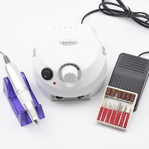 Manikür Pedikür Makinesi Profesyonel 25000 Rpm Elektrikli Freze Tırnak Parlatıcı Törpü 3 Farklı