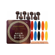 Alux 0.25 Çelik Pelesenk Burgu Tezene Eşik 4'Lü Set