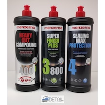 Menzerna 400 3800 Sealingwax Pasta Hare ve Boya Koruma Seti 1 Lt N11.2652