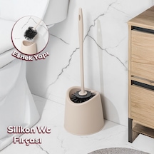 Porsima Sb-776 Silikon Wc Tuvalet Banyo Fırçası Klozet Fırçası Kr