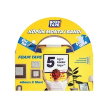 Çift Tarafli Köpük Aksesuar Montaj Bandi 5 Kg, 48 Mm X 10 Metre Boyut Diğer