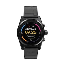 Montblanc Summit Lite Black And Rubber Strap 128408 Altın - Mavi