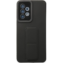 Newface - 283 - Samsung Galaxy Uyumlu A33 5g Kılıf Mega Standlı Silikon - Zero-hls - - Siyah Sıyah