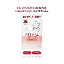 Retinal Ve Kolajenle Kırışıklık Ve Gözenek Karşıtı Maske Dermatory Pro Vita-a Retinal Derm Band Mask