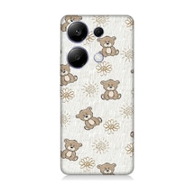 Xiaomi Redmi Note 13 Pro Uyumlu Sevimli Ayıcıklar Desenli Silikon Kılıf