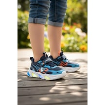 Vicco Coin Erkek Çocuk Okul Öncesi Işıklı Rahat Sneaker Lacivert